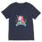 VIRGIN TEEZ Men T-Shirts Navy / Unisex / S Unicorns Are Real Premium V-Neck T-Shirt