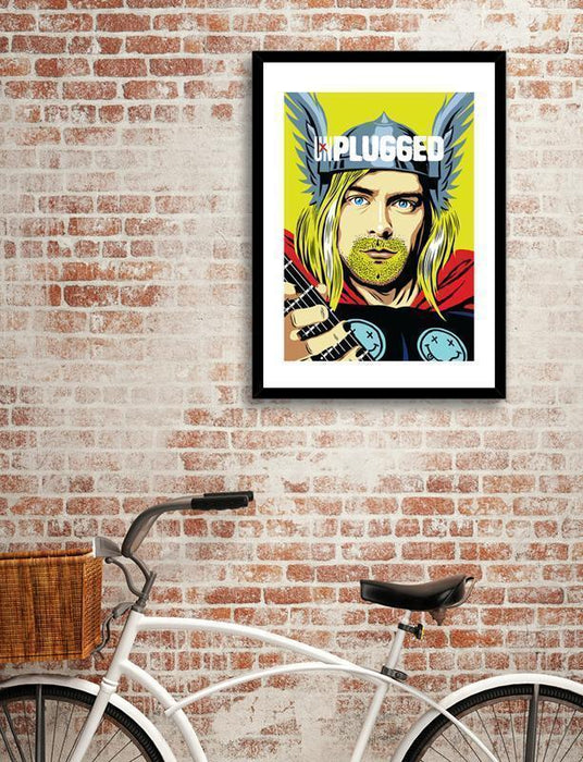 LUVD Framed Art Prints Unplugged 2 Frame