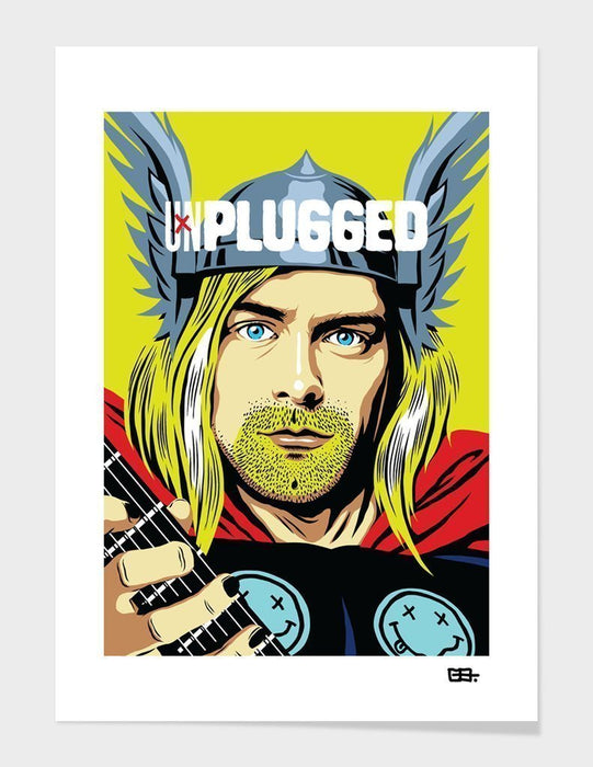 LUVD Framed Art Prints Unplugged 2 Frame