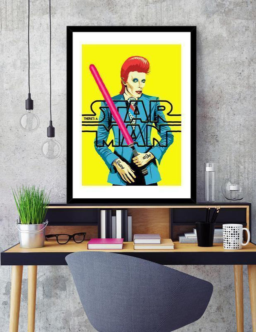 LUVD Framed Art Prints Unplugged Frame