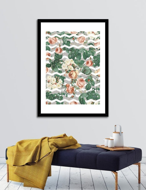 LUVD Framed Art Prints Vintage Garden Frame