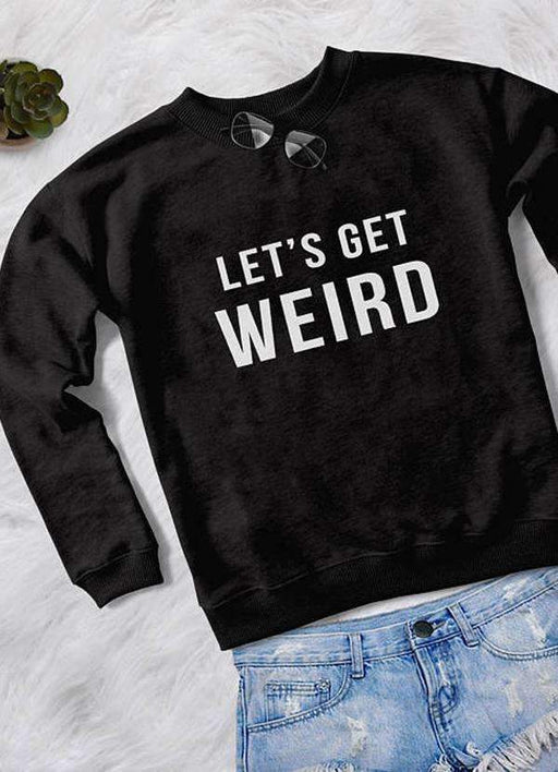 Sadaf Hamid Sweat Shirt WEIRD WOMEN PRINTED SWEAT SHIRT