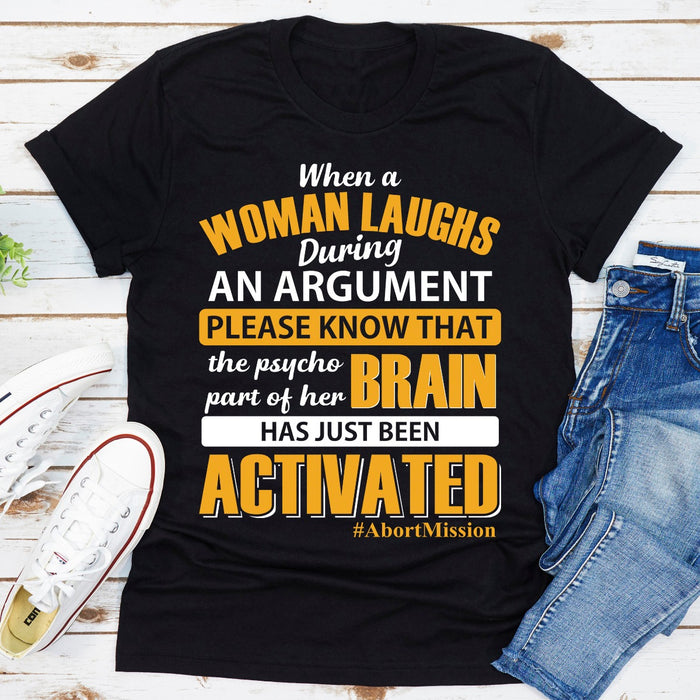 When A Woman Laughs During An Argument