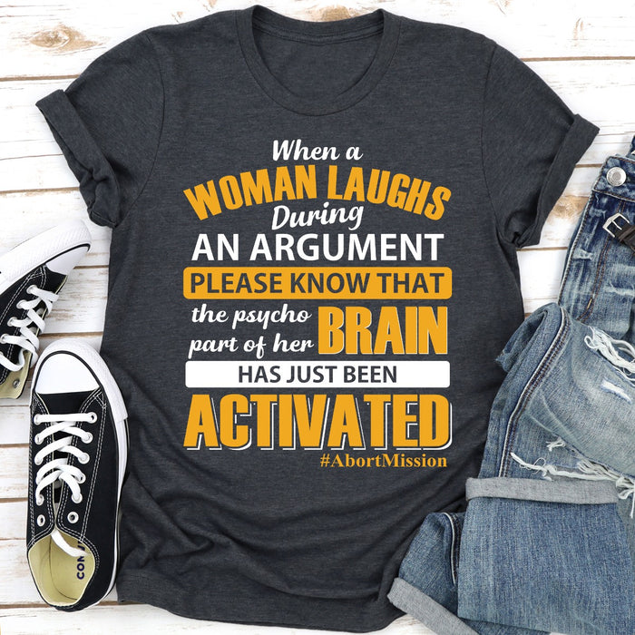 When A Woman Laughs During An Argument