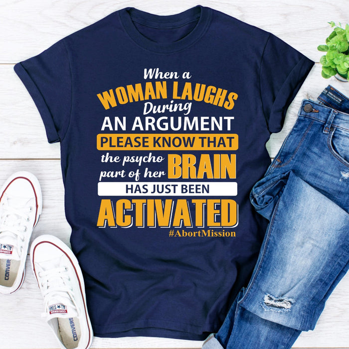 When A Woman Laughs During An Argument