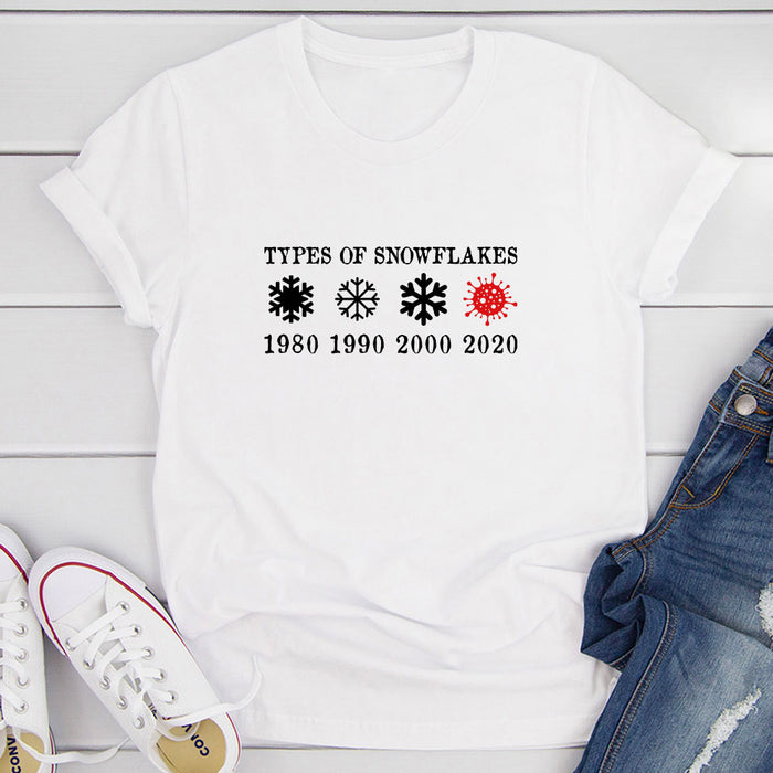 Types Of Snowflakes T-Shirt