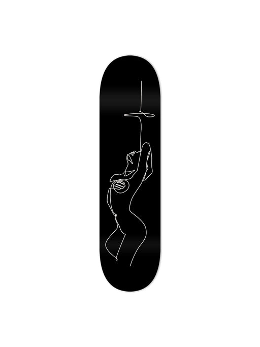 Sensual Nude Black Skateboard