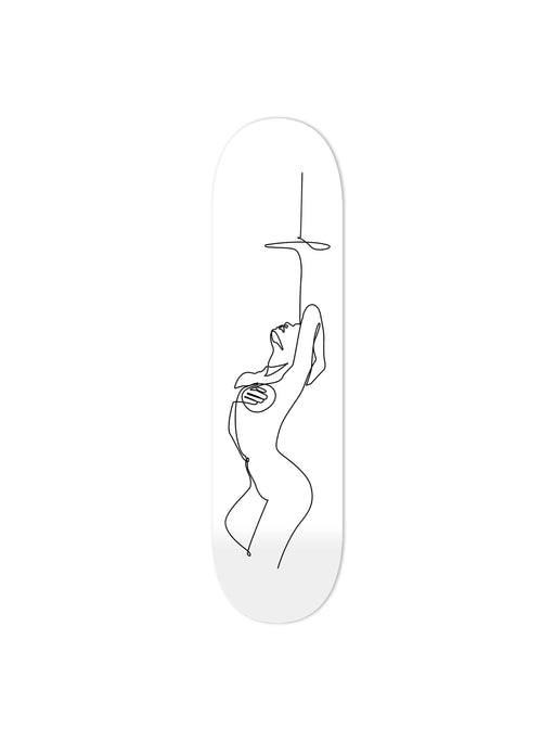 Sensual Nude Skateboard