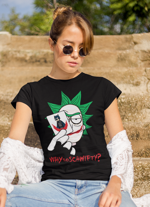 Virgin Teez Women T-Shirt Why So Schwifty Women T-shirt