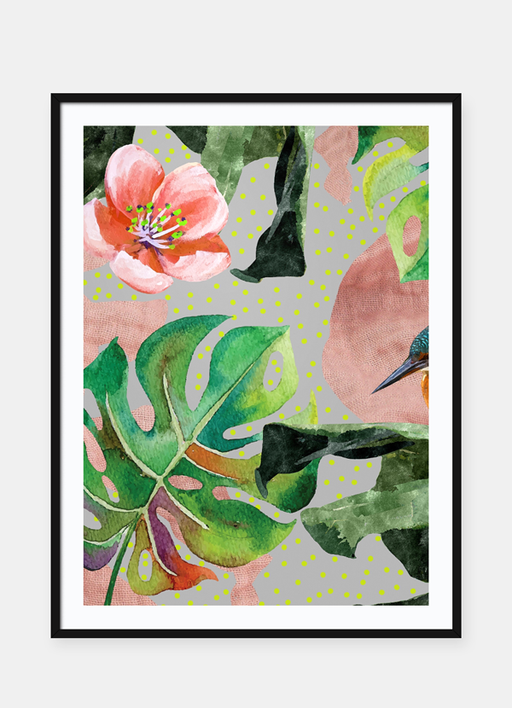 LUVD Framed Art Prints Wild Forest  Frame