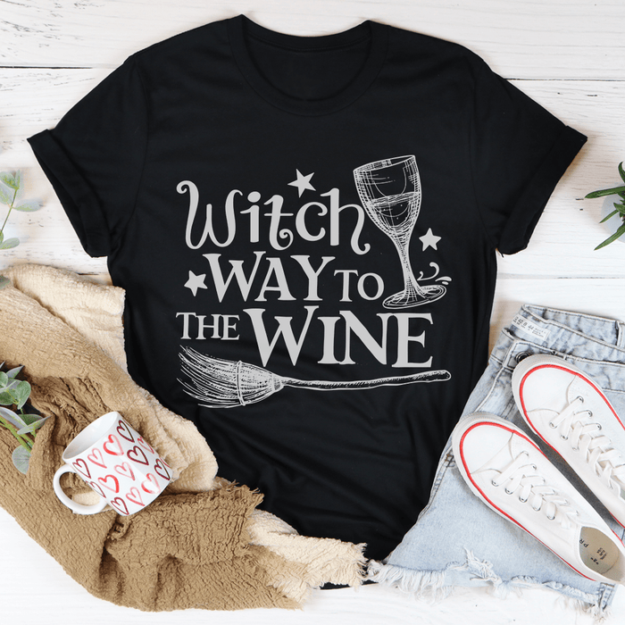 Witch Way To The Wine T-Shirt