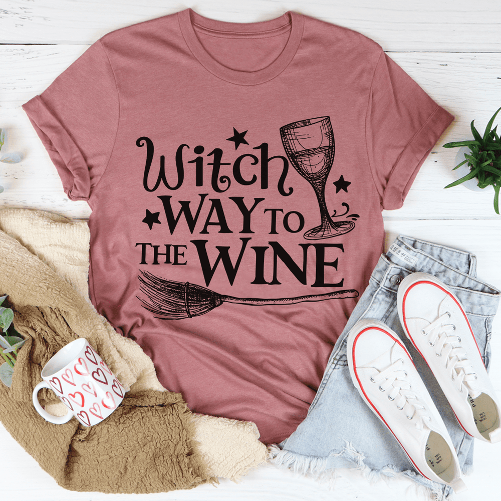 Witch Way To The Wine T-Shirt