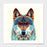 The Pillow pillows Wolf - Colorful Animals  Cushion/Pillow