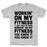 GYM FIT T-SHIRT WORKIN' ON MY FITNESS FINESSE PARODY GREY T-SHIRT
