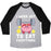 Virgin Teez  Baseball Tee Unisex Tri-Blend Baseball Tee / small / Athletic Gray / Black WORKING MY SMALL MIGHT INTO ALL MIGHT - MY HERO ACADEMIA BASEBALL TEE