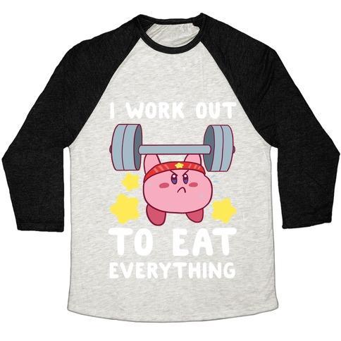 Virgin Teez  Baseball Tee Unisex Tri-Blend Baseball Tee / small / Oatmeal / Black WORKING MY SMALL MIGHT INTO ALL MIGHT - MY HERO ACADEMIA BASEBALL TEE