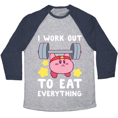 Virgin Teez  Baseball Tee Unisex Tri-Blend Baseball Tee / small / Athletic Gray / Navy WORKING MY SMALL MIGHT INTO ALL MIGHT - MY HERO ACADEMIA BASEBALL TEE