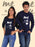 HUM TUM T-SHIRT You + Me = Happiness Couple Full Sleeves Navy