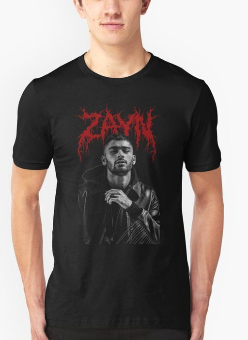Imtiaz Zuhaib T-SHIRT Zayn Malik band Black Malange T-shirt