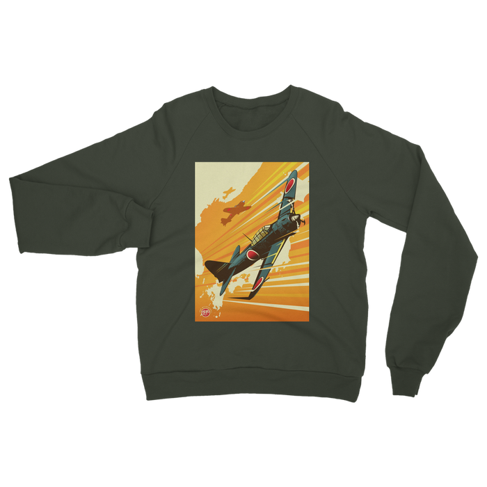 VIRGIN TEEZ Sweat shirt Olive Green / S Zero Classic Adult Sweatshirt