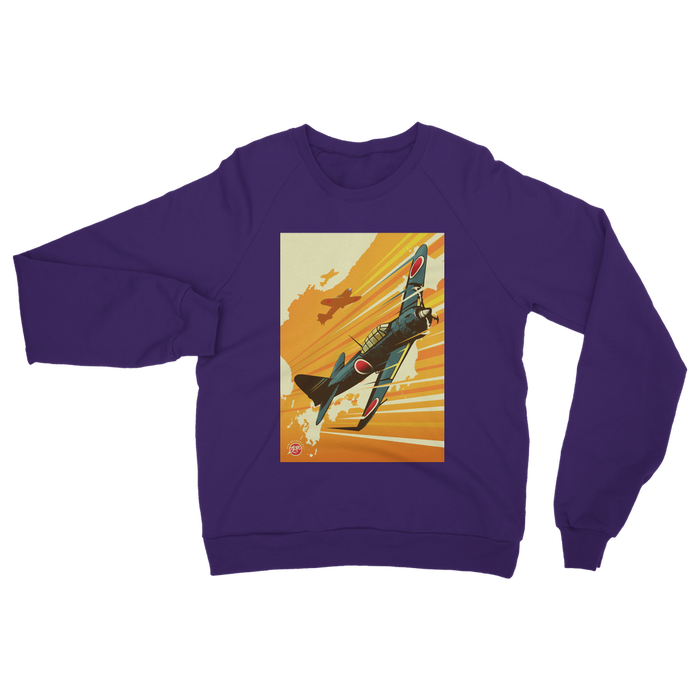 VIRGIN TEEZ Sweat shirt Purple / S Zero Classic Adult Sweatshirt