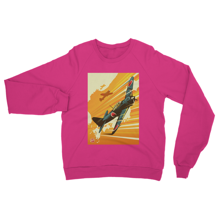 VIRGIN TEEZ Sweat shirt Safety Pink / S Zero Classic Adult Sweatshirt
