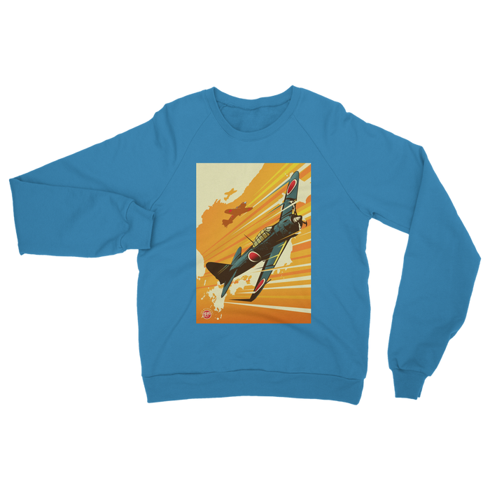 VIRGIN TEEZ Sweat shirt Sapphire / S Zero Classic Adult Sweatshirt