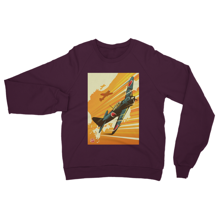 VIRGIN TEEZ Sweat shirt Burgundy / S Zero Classic Adult Sweatshirt