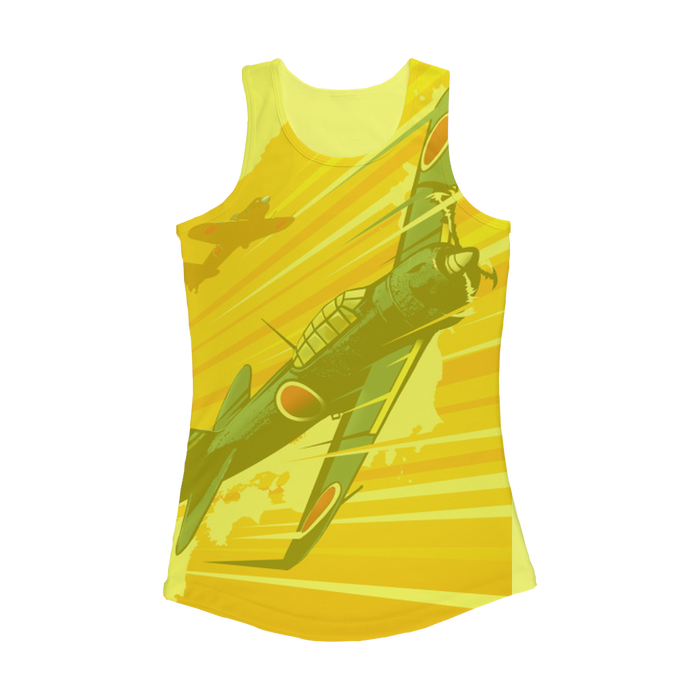 VIRGIN TEEZ Women Tank top Electric Yellow / XS Zero Women Performance Tank Top